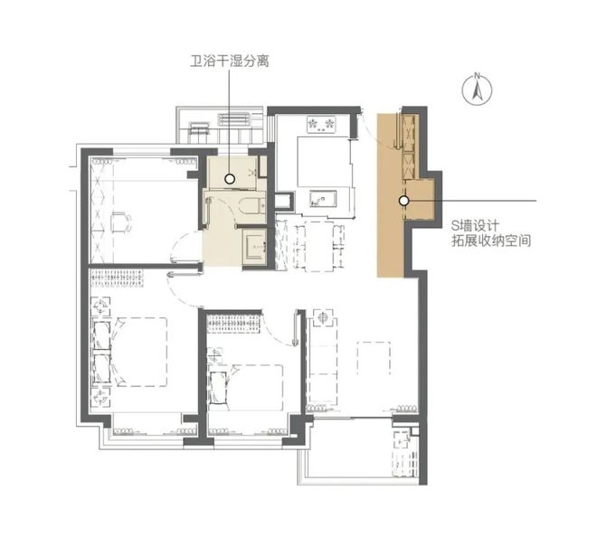 山招商时代乐章地铁口距离@区域板块爱游戏体育招商时代乐章(售楼处)宝(图9)